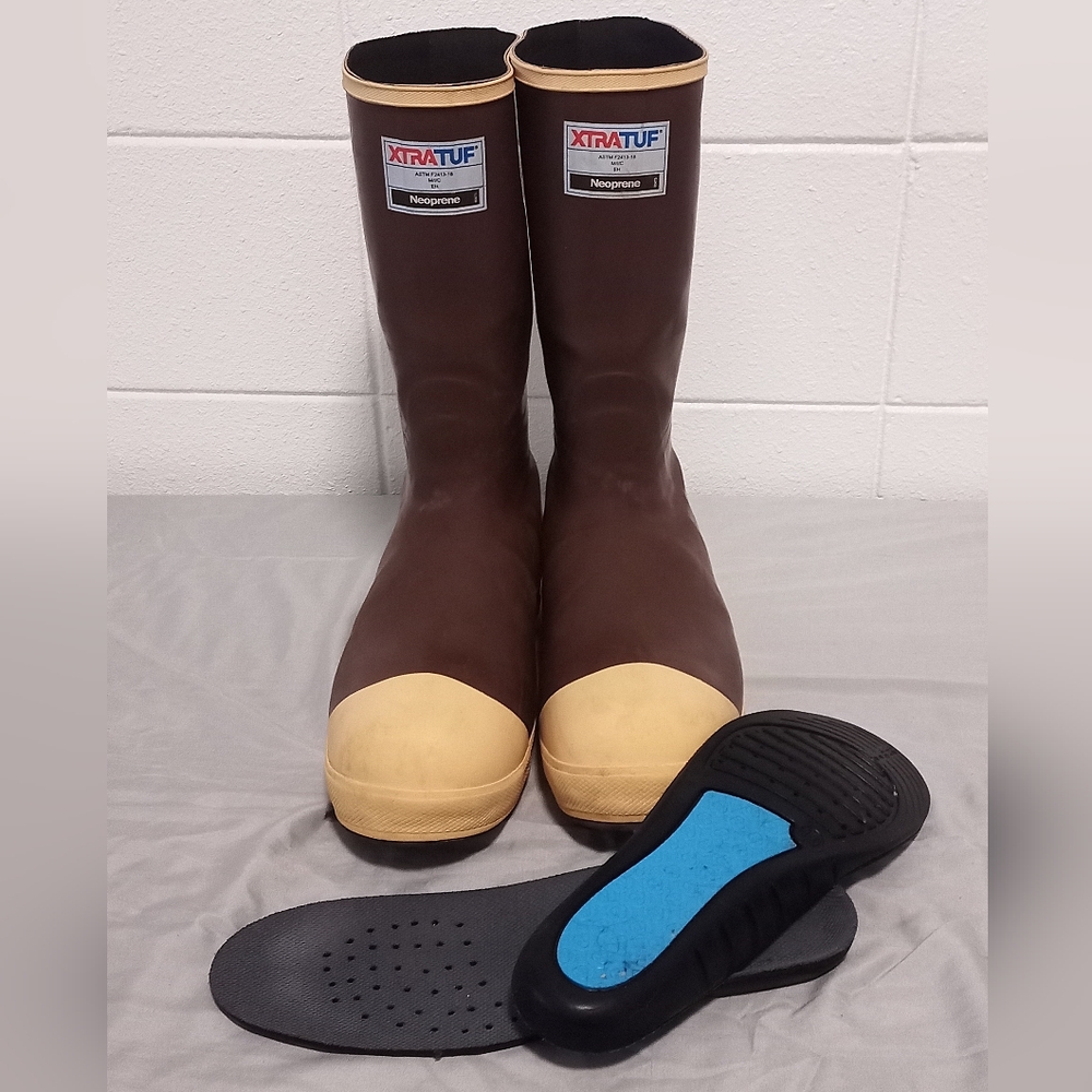 Waterproof Xtratuf boots steel toe